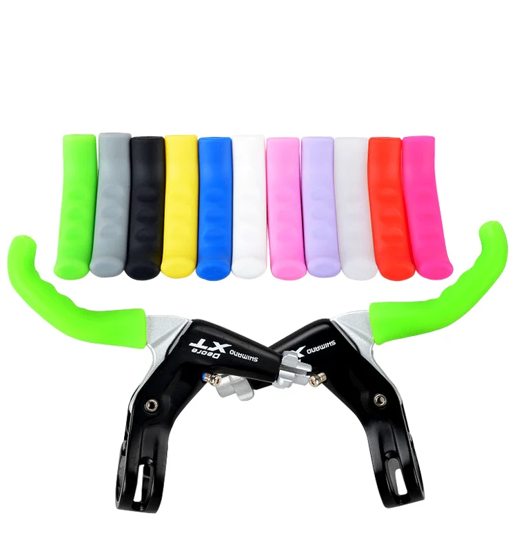 

MTB bicycle brake silicone mountain bike brake handle silicone sleeve bike handle grip cover Bicycle brake parts