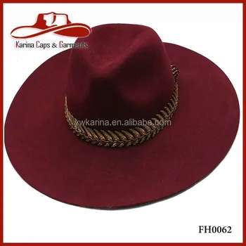 ladies wide brim fedora hats