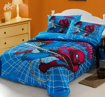 Hot Baby Bedding Quilt Cover Spiderman Cartoon Pattern Hot Baby Bedding Quilt Cover Spiderman Cartoon Pattern
