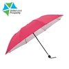 Print Sunshade Two Folding Automatic Sun Umbrella With Uv Protection