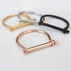 Screw Cuff 316l Stainless Steel Screw Cuff Bracelet Bangle