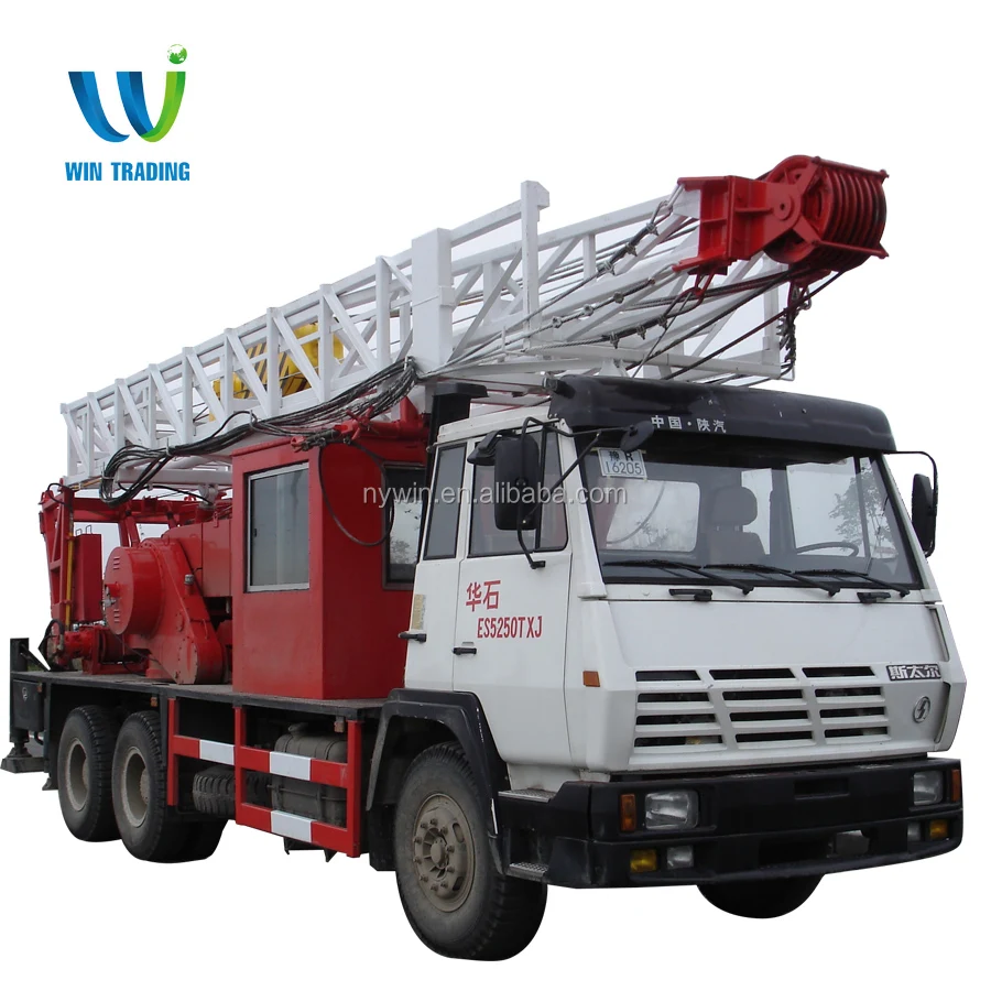 
RG API Standard Oil Field Oil and Gas Well Bore Hole Truck mounted Mobile 150hp XJ30 Drilling and Workover Rig 