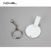 Personalized Sublimation White Blank USB Flash Drive Round USB Keyring