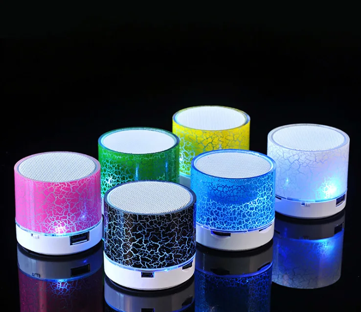 Colorful portable mini bluetooth speaker, hands-free Luminous Custom Logo Portable Speaker Bluetooth - ANKUX.COM