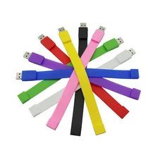 Charm Silicone Bracelet Men Wristband 32gb 8gb 4gb USB 3.0 USB Flash Drive Pen Drive 16gb Memory Stick U Disk Pendrive 64gb Gift