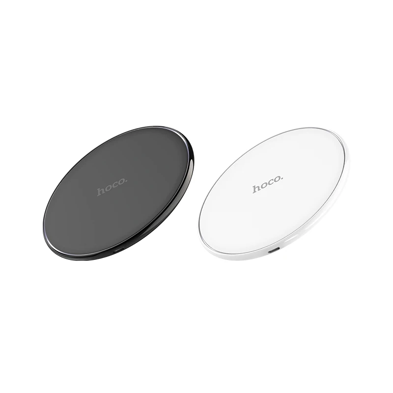 

Hoco CW6 5V 9V Homey Fast Rapid Charging Speed Wireless Charger, Black. white