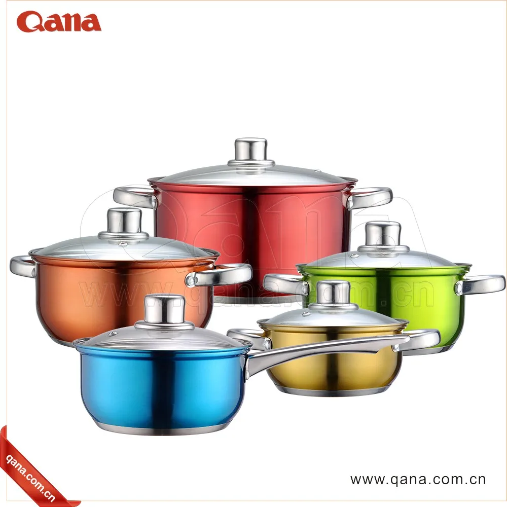 2021 New Combination 10 Pcs Stainless Steel Kitchen Queen Cookware Set Quality Kitchenware