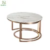 faux marble top brass coffee table