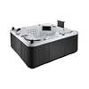 Freestanding 6 people spa bath acrylic massage set air jet massage outdoor spa bath