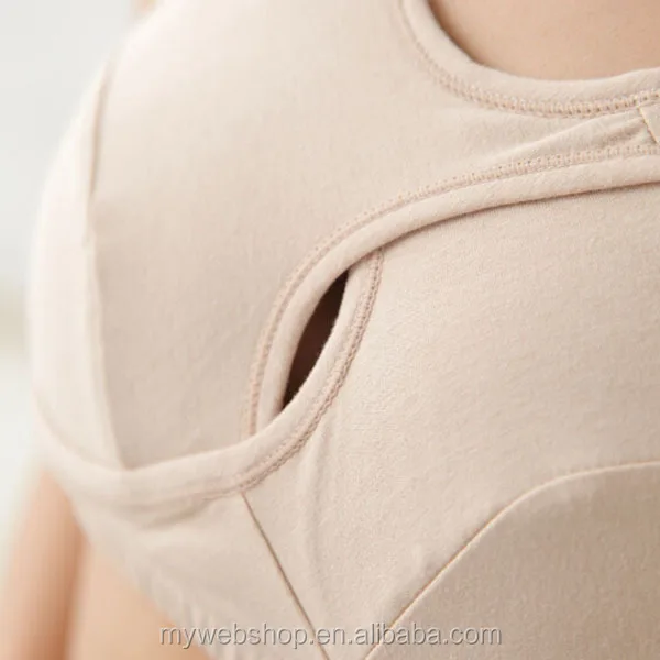 Cotton Wireless Sleep Without Padding Together Gather Sport Bra For