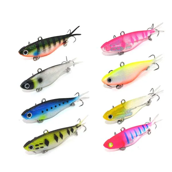 

soft lure factory directly soft vibe lures hot sale in Australia with strong hook, Multi colors