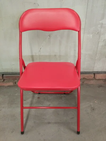 
Zhangzhou Folding Chair With PVC and Foam Cushioned Seat 