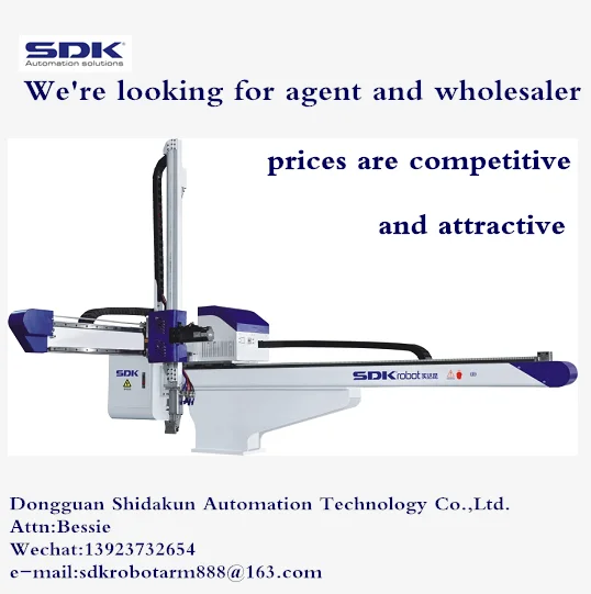 
china 16 years supplier manipulator arm for injection molding machine 