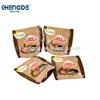 plastic packaging zipper doypack bag with special shape