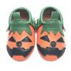 Factory Wholesale Halloween Presents Genuine Leather Baby Moccasins Shoes first walker Toddler baby moccasins