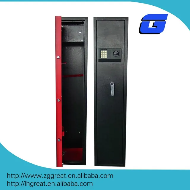 2015 new electronic metal gun safety box with 5gun