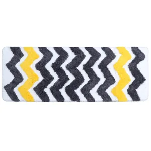 Image of New Style Absorbent Bathroom Trellis Accent Bath Mat