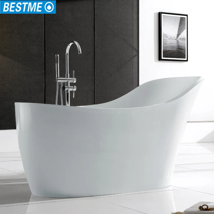 Elegant White Freestanding Portable Bathtub,Chinese Soaking Tub - Buy