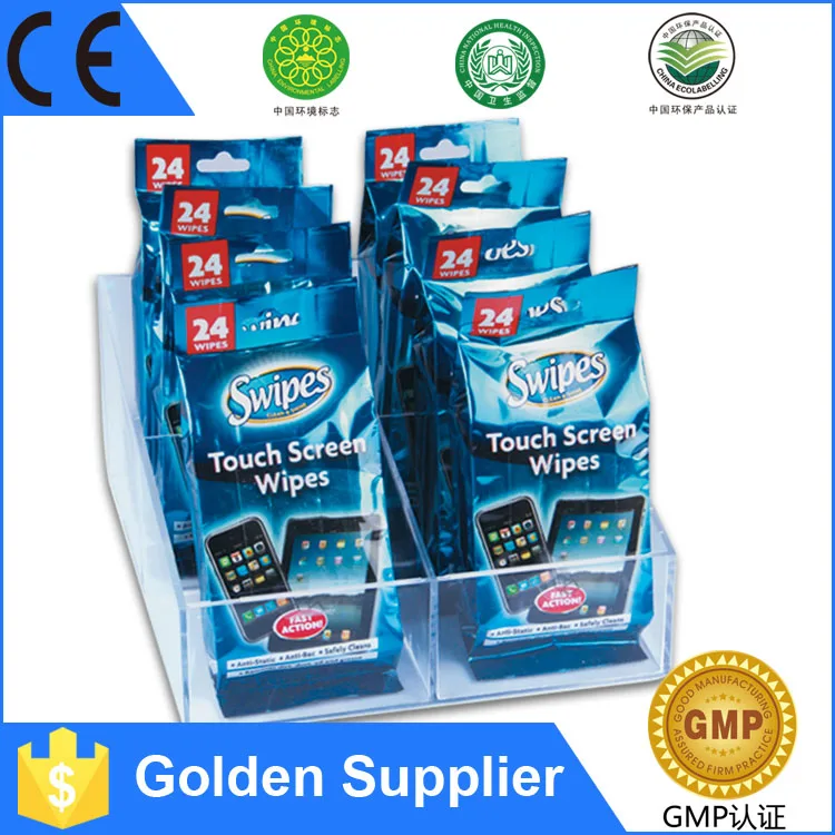 
Golden Supplier Custom Non Woven Material Screen Cleaning Wipes 