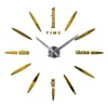 Preciser TIME 2019 Modern European Large Acrylic 3D DIY Digital Decorative Wall Clocks For Living Room