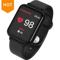 

YQ 2020 Fitness Sports Watch Ip67 Smart Bracelet B57 Heart Rate Monitor Smartwatch For Ios Android Smart Wristband