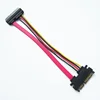 Manufactory SATA 22P to 7+15 Pin Cable serial ATA Extension Cable