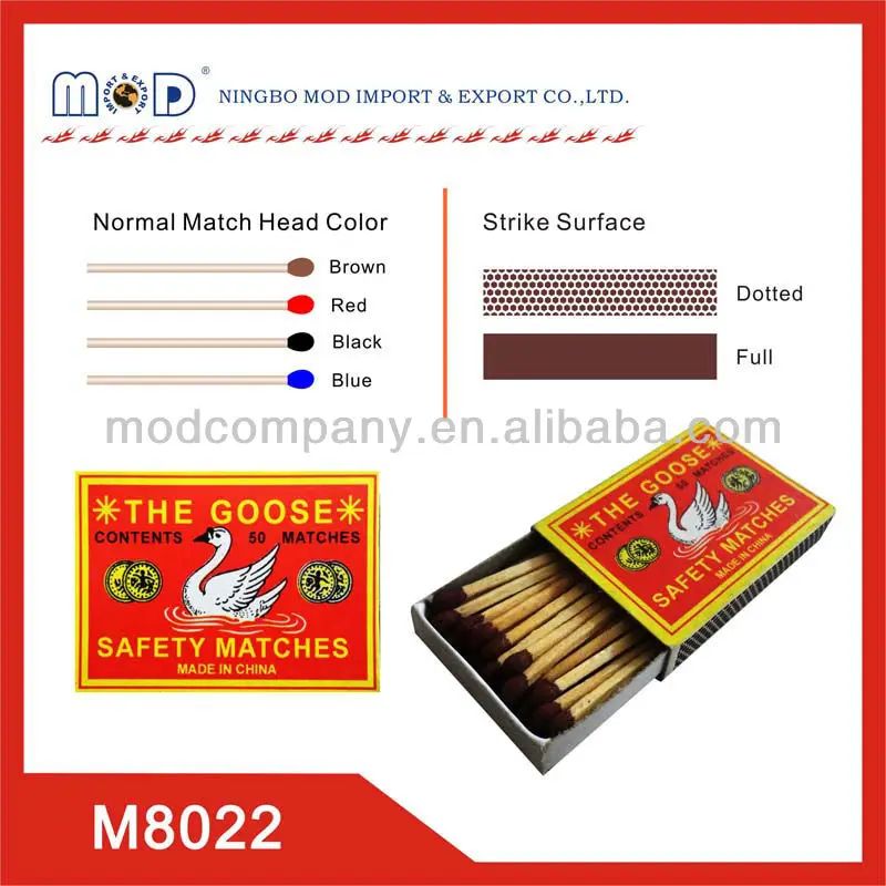 Goose Brand Safety Matchcustomized Safety Match Buy Safety Matches