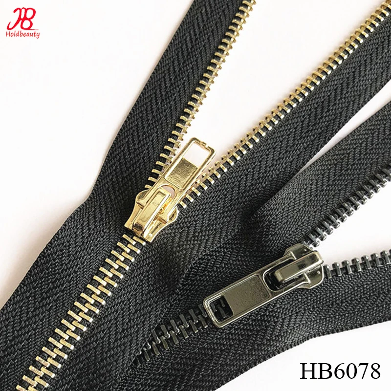 Custom Zip Plastic Nylon Double Ended Zipper With 2 Slider Two Way Head