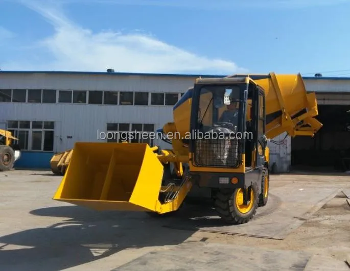 self-loading concrete mixer truck 3