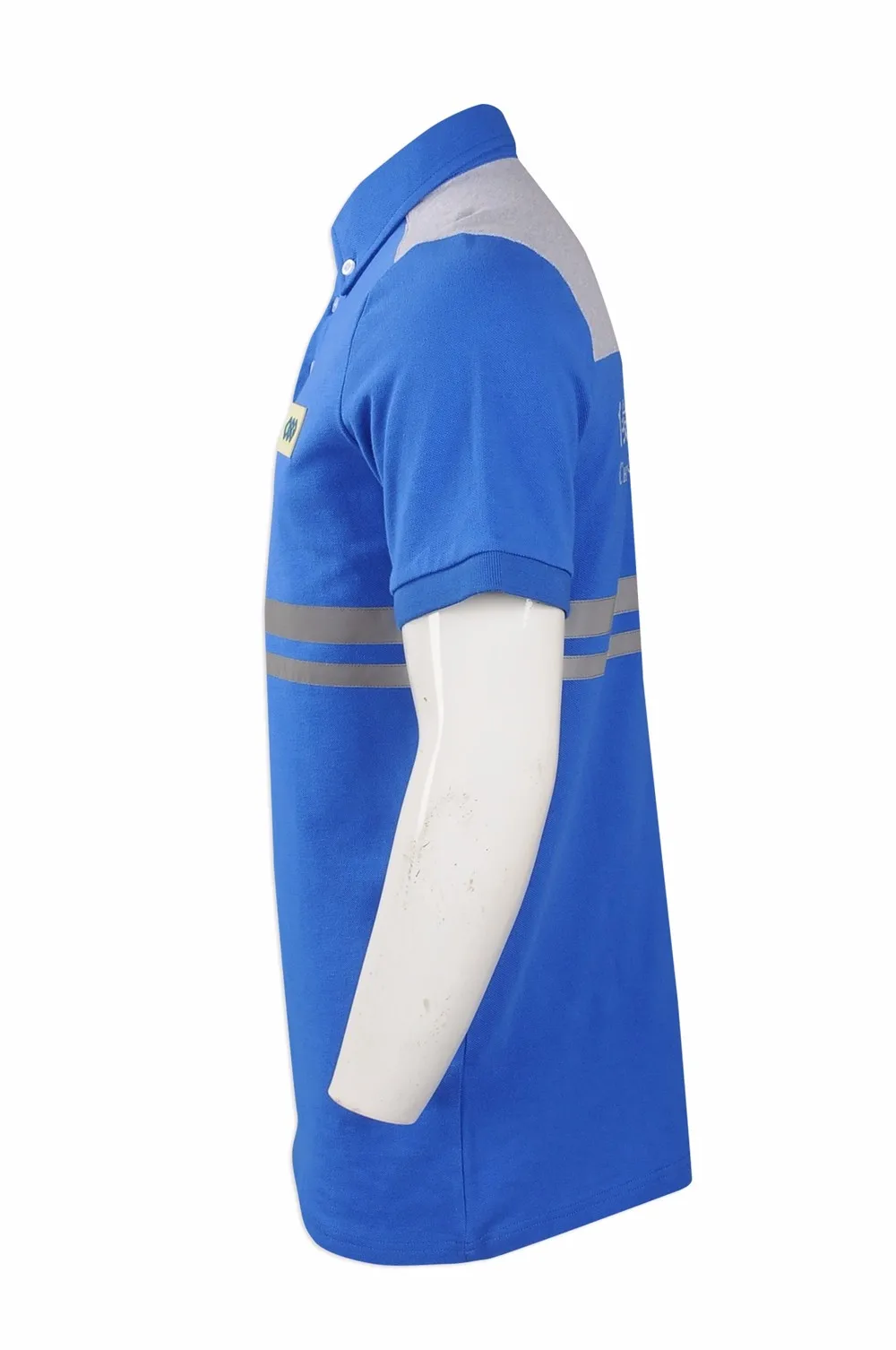 Custom Blue Reflective Safety Men Polo Shirt Buy Men Polo Shirt