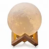 15CM 3D Print LED Moon Light touch two color Switch LED Bedroom Night Lamp Novelty Light for Baby Kids Christmas Home Decoration
