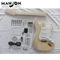 

unfinished electric guitar diy kit ST MODEL WITH ALL ACCESSORIES(