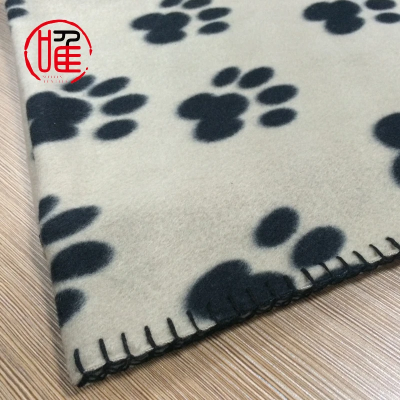 dog blanket paw prints