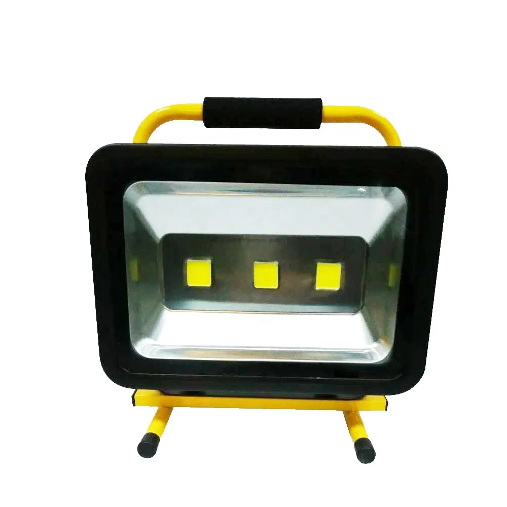 Factory price cheap IP65 Waterproof Rechargeable flood light 150w LED emergency light for camping