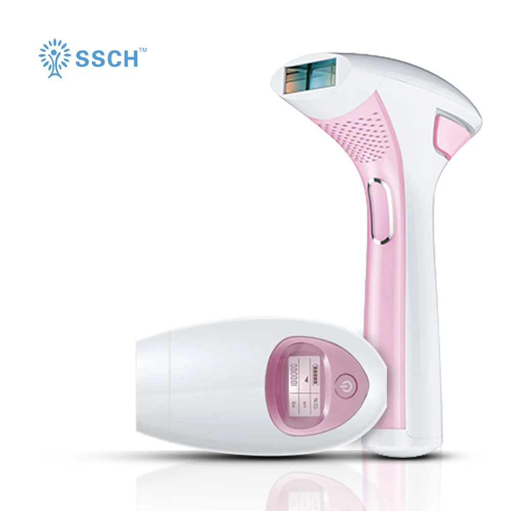 

Manufacturer CosBeauty CB-014 home use handheld diode laser with replaceable lamp 100000 flashes permanent hair removal device, Blue,golden,pink