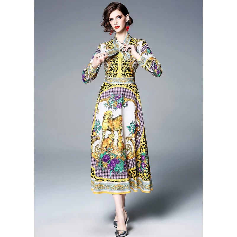 

Summer Bohemian Boho Dress Women Clothing New Fashion Print Long Dresses