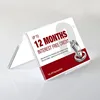 Clear acrylic book display case a4 clear plastic letter document holder