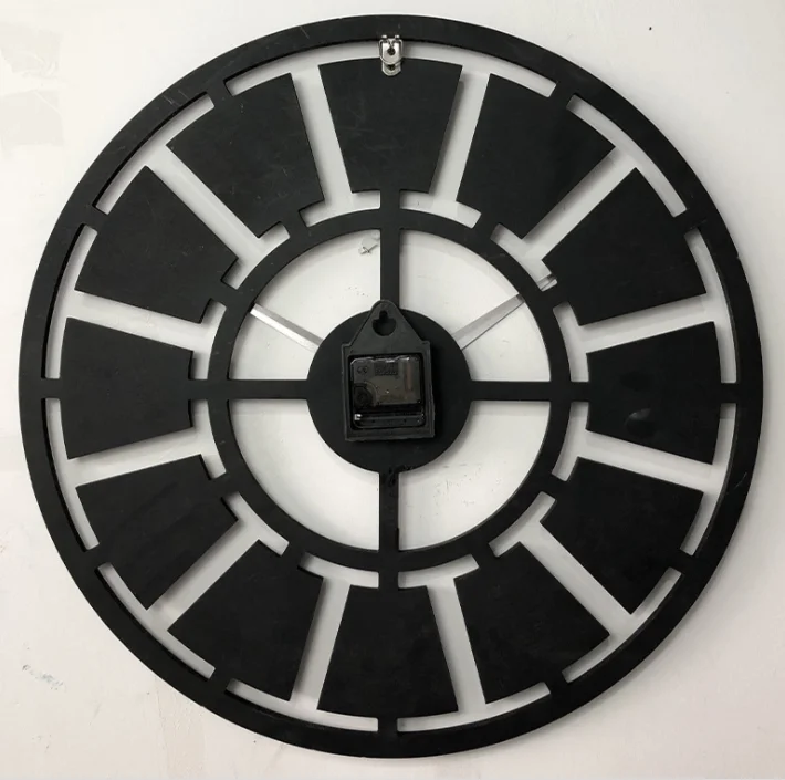 
Beautiful cheap price large hanging Roman number metal industrial style wall clock for living room decor 