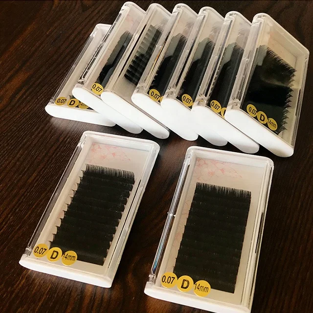 

Wholesale Premade Fans 3D 4D 5D 6D 8D Silk volume eyelash extension, Nature black