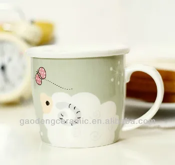 Ceramic Coffee Mug With Lid Handle New Bone China Ceramic Coffee Mug With Lid Handle
