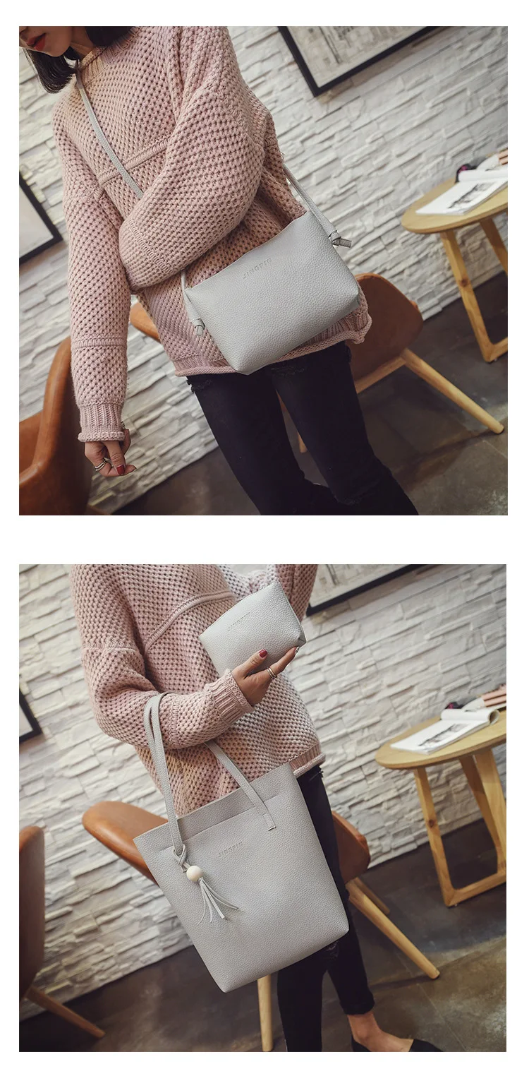 2017 Wholesale Lady Bags Women Handbag 3 Pcs Sets Bag Wholesale Buy