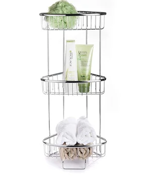 Free Standing Bathroom Or Shower Corner Storage Shelves For Towels