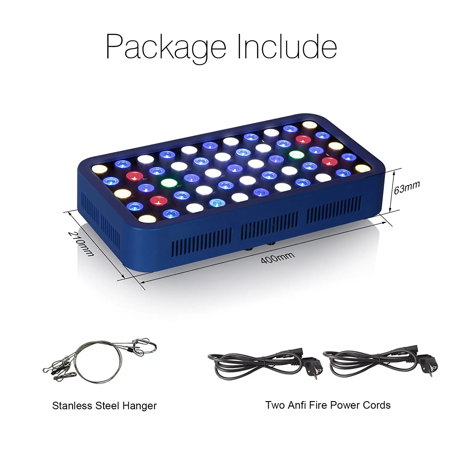 165w Marine Coral Plant Aquarium Led Lighting 55*3w New Full Spectrum