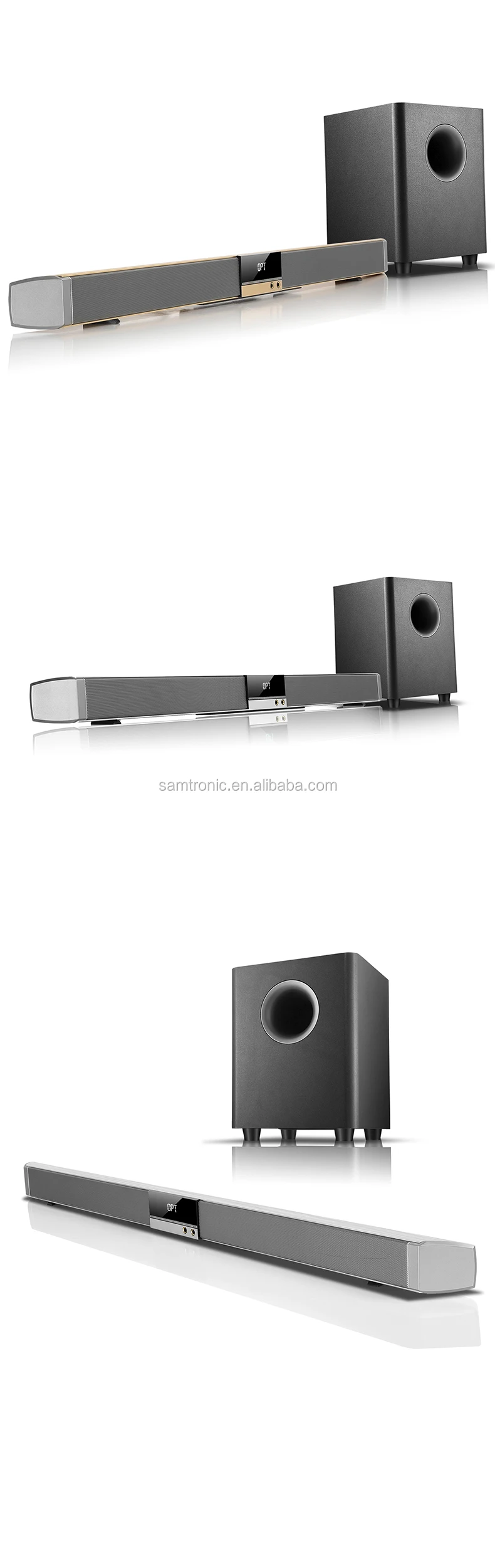 Samtronic Hifi Wireless Soundbar With Wireless Subwoofer Surround