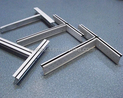 
groove wall angle ceiling t-grid 