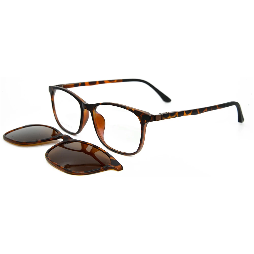 

New vintage sunglasses flexible tr90 optical frames clip on sunglasses