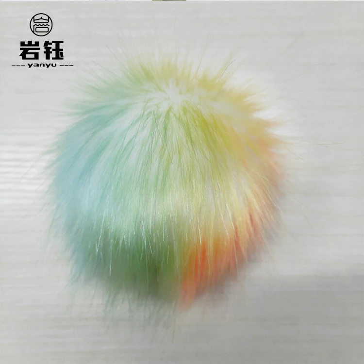 
High-quality leopard fur ball, faux fur rex rabbit fur pompoms artificial fox balls clothes shoes cap bag phone keychain pendant 