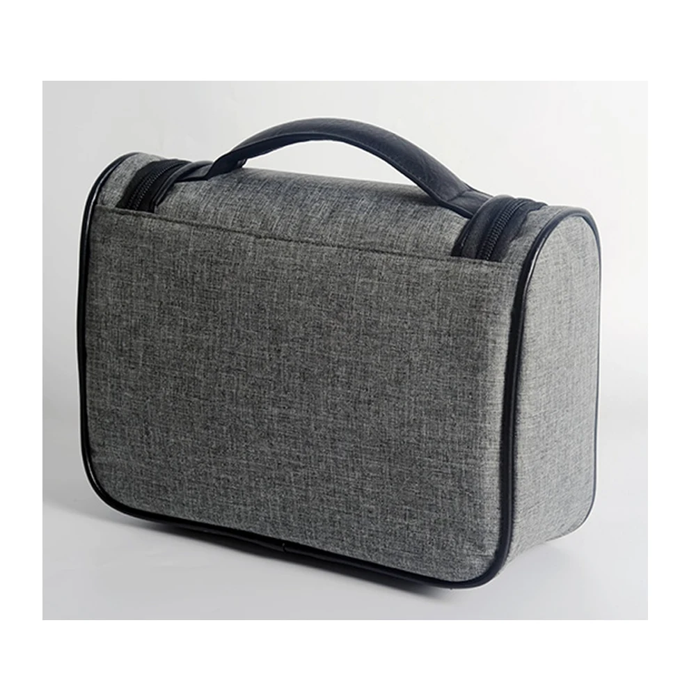 

Portable Travel Organizer For Women Men Shaving Kit Cosmetic Make up Bag, Blue,grey,