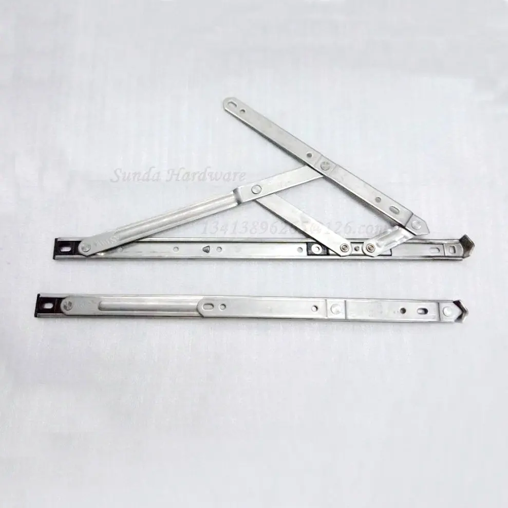 Stainless Steel 304 Window Support Arm Friction Hinge 90 Degree 2 Bar