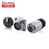 Solar Plug Socket Flush Mounted Electric Socket 5 pin Waterproof Connector Power for Light